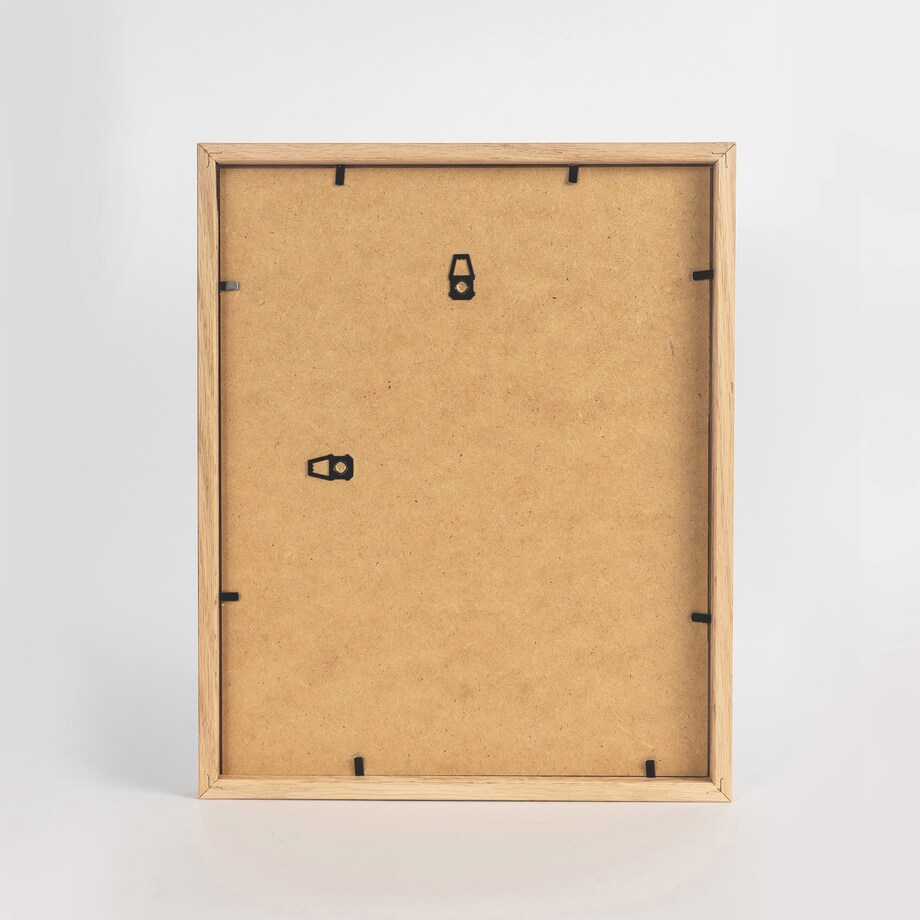 Ramka na zdjęcia 24x30 cm ramka drewniana dębowa naturalna foto ramka z litego drewna dębowego prostokątna OAK FRAMAI