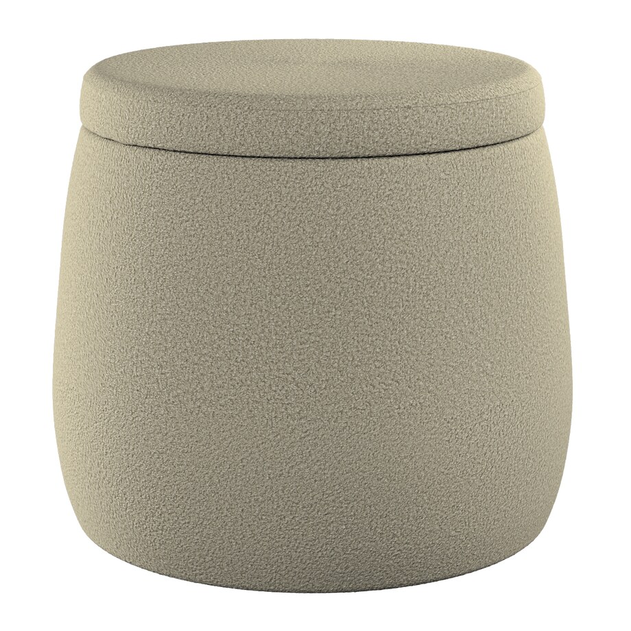 Puf Candy Jar, ciemny beż, ø40, wys. 40 cm, Boucle