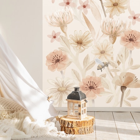 Naklejka na ścianę łuk Łąka XXL