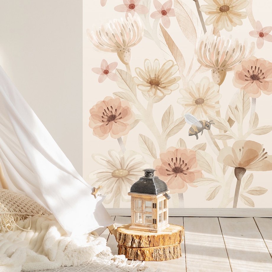 Naklejka na ścianę łuk Łąka XXL