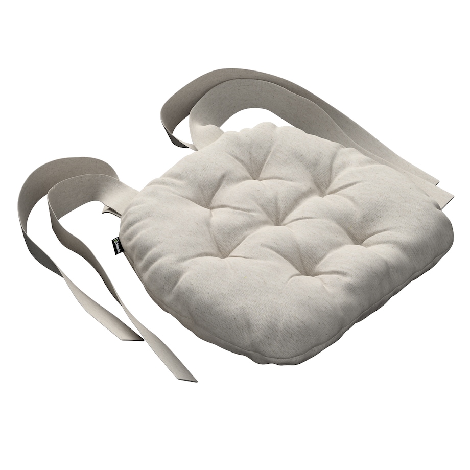 Poduszka na krzesło Marcin, melanż szaro-beżowy, 40 x 37 x 8 cm, Loneta