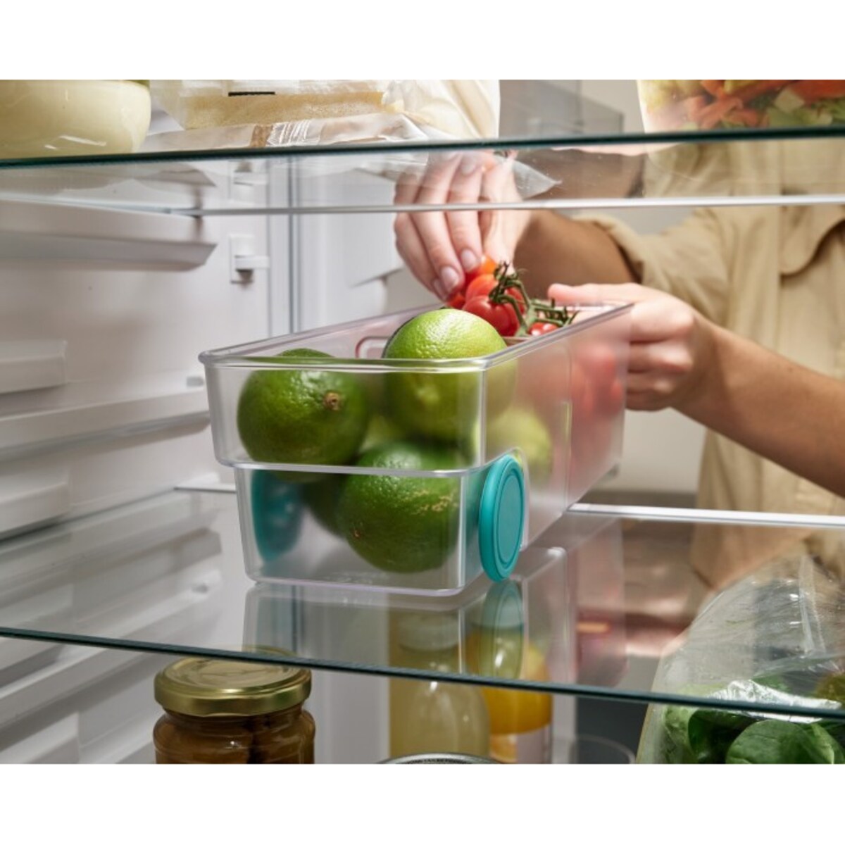 Pojemnik organizer S do lodówki FridgeStore, 8.5 x 10.4 x 30.8 cm, Joseph Joseph