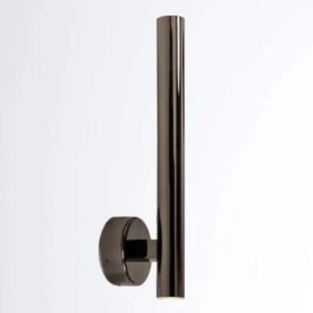 Kinkiet LAMPA ścienna LOYA W0461-02B-L8L8 Zumaline metalowa OPRAWA tuba LED 5W 3000K czarna