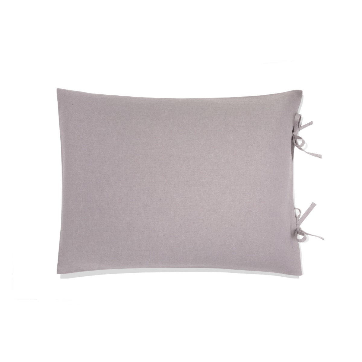 Poszewka lniana 45x60 szara