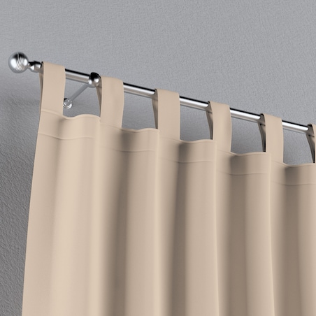 Zasłona na szelkach 1 szt. 130x260 kremowy beż