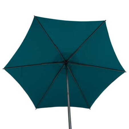 PARASOL OGRODOWY 2,2x2,7m ROZKŁADANY Soya NIEBIESKI