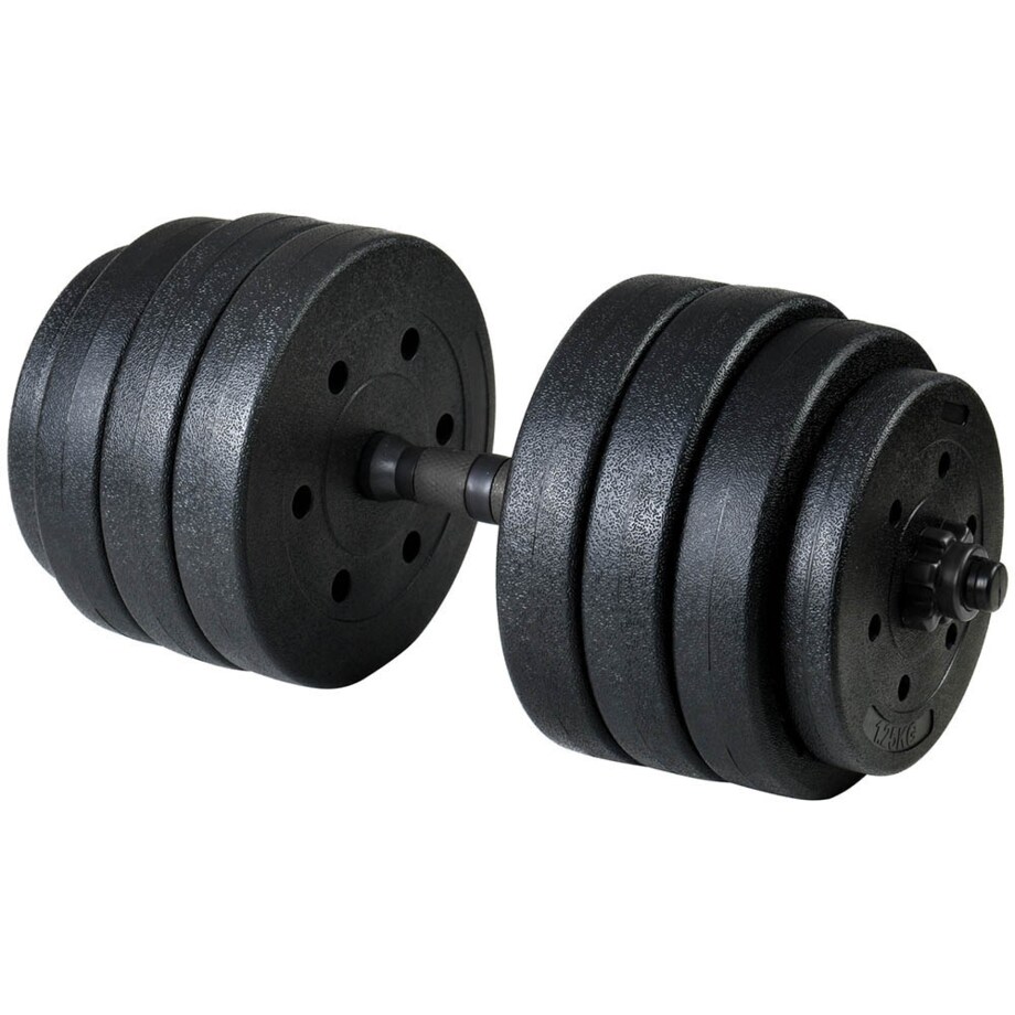 Zestaw hantli 2x20kg hantle bitumiczne 40 kg regulowane funfit