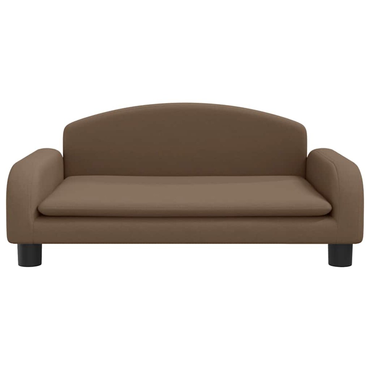 vidaXL Sofa dla dzieci, brązowa, 70x45x30 cm, obita tkaniną