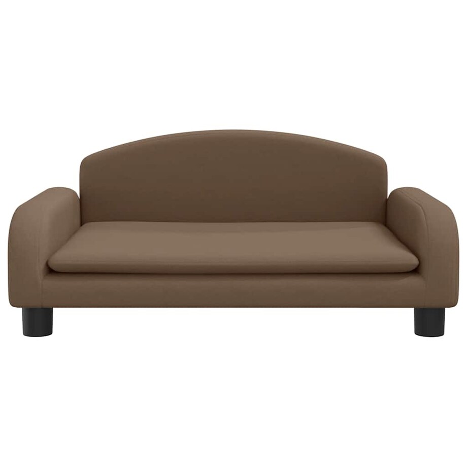 vidaXL Sofa dla dzieci, brązowa, 70x45x30 cm, obita tkaniną