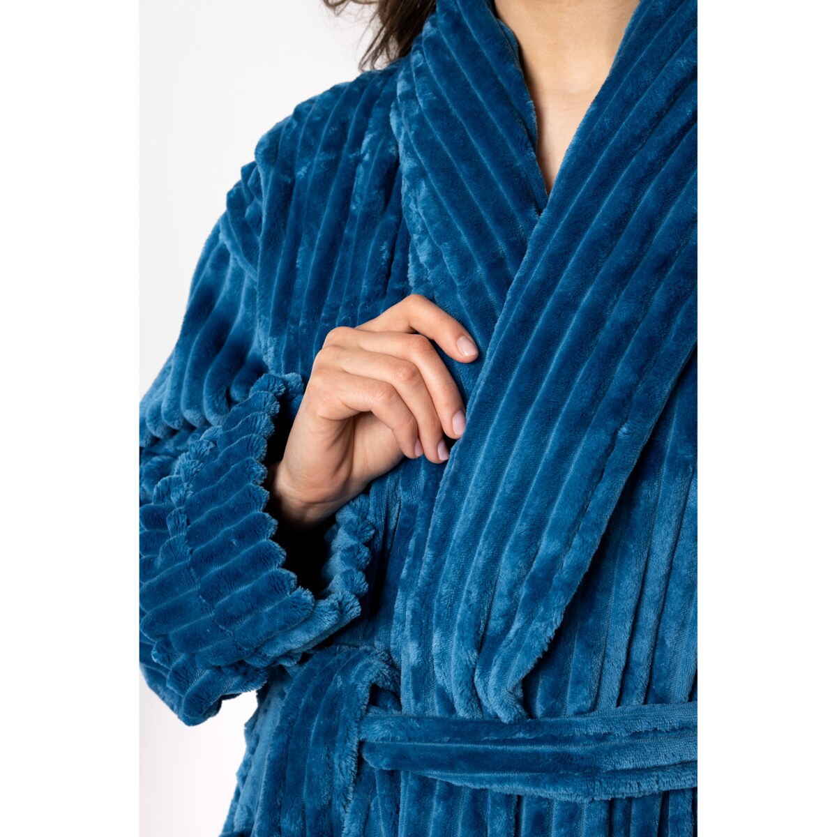 Szlafrok One And Only Long Turquoise Turquoise, S