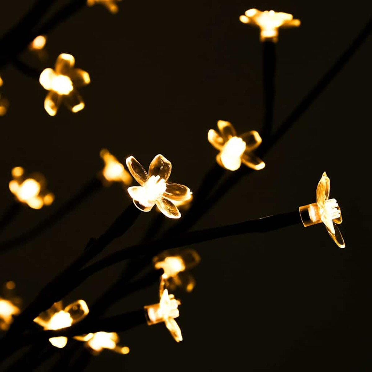 vidaXL Drzewko wiśniowe, 200 LED, ciepła biel, 180 cm