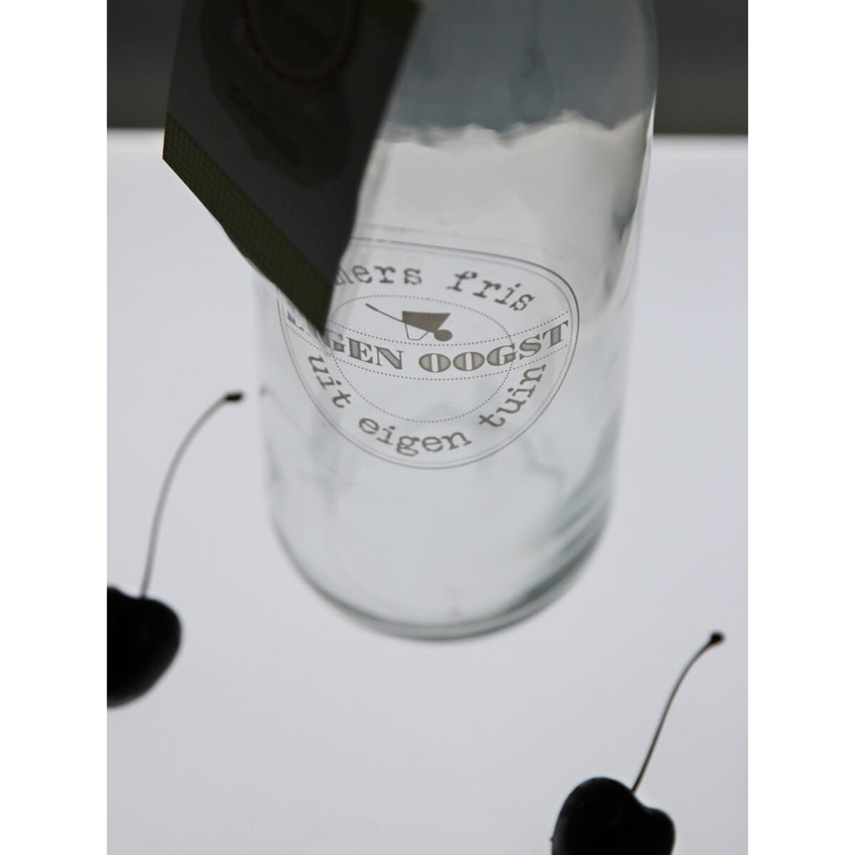 Butelka Butla Szklana z Korkiem na Nalewki Wino Sok 1 l Transparentna