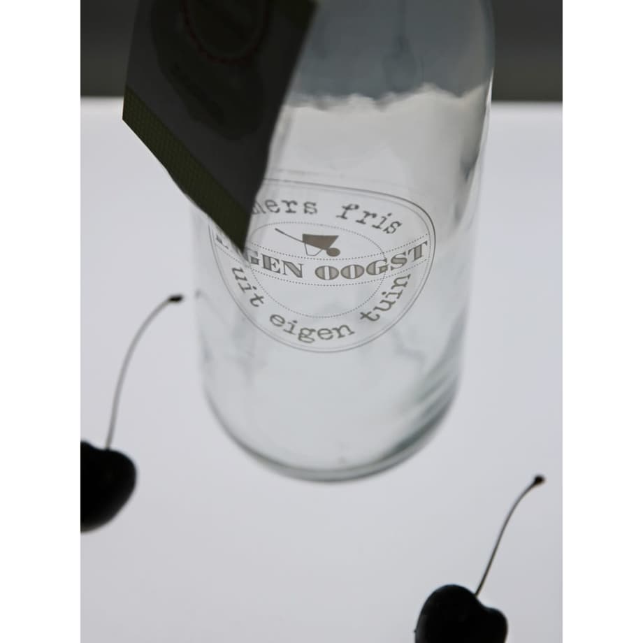 Butelka Butla Szklana z Korkiem na Nalewki Wino Sok 1 l Transparentna
