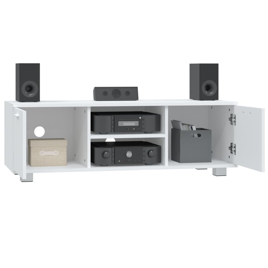 vidaXL Szafka pod TV, biały, 120x40,5x35 cm, materiał drewnopochodny
