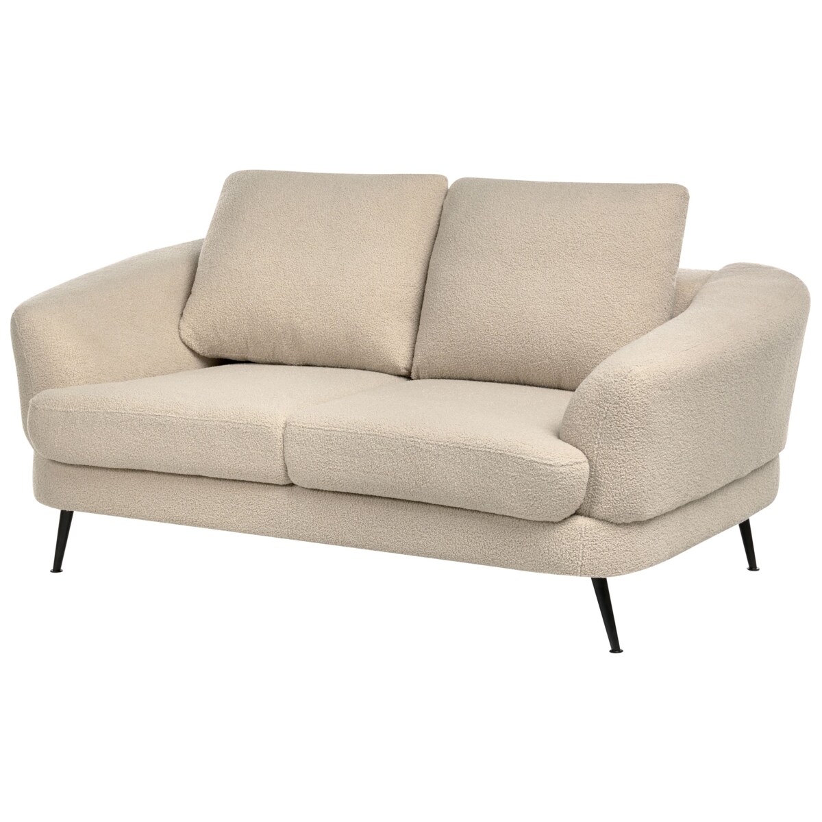 Sofa dla 2 osób KJAER Boucle Jasnobeżowy