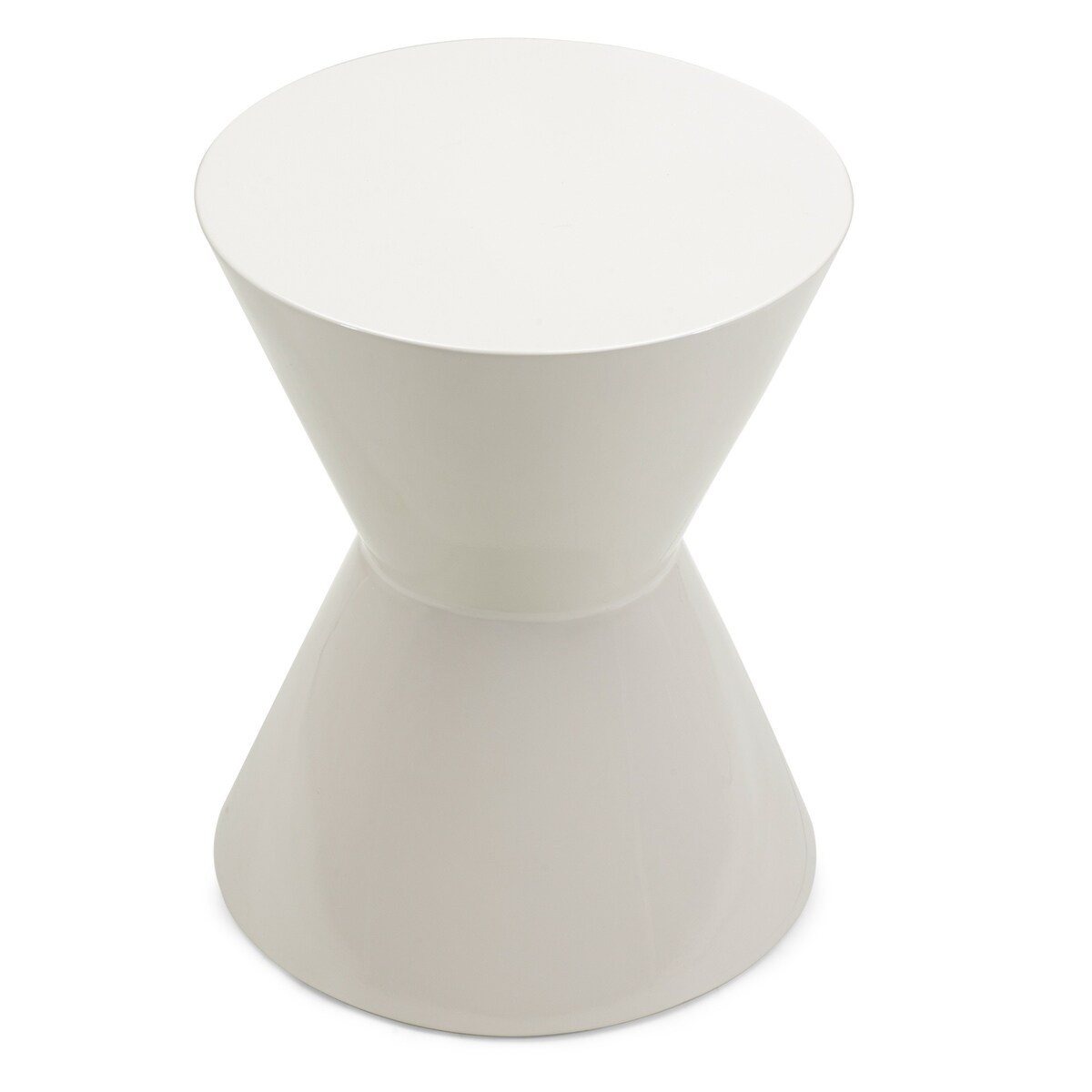 Stolik kawowy 46x36 cm SULIK szarobeżowy glossy