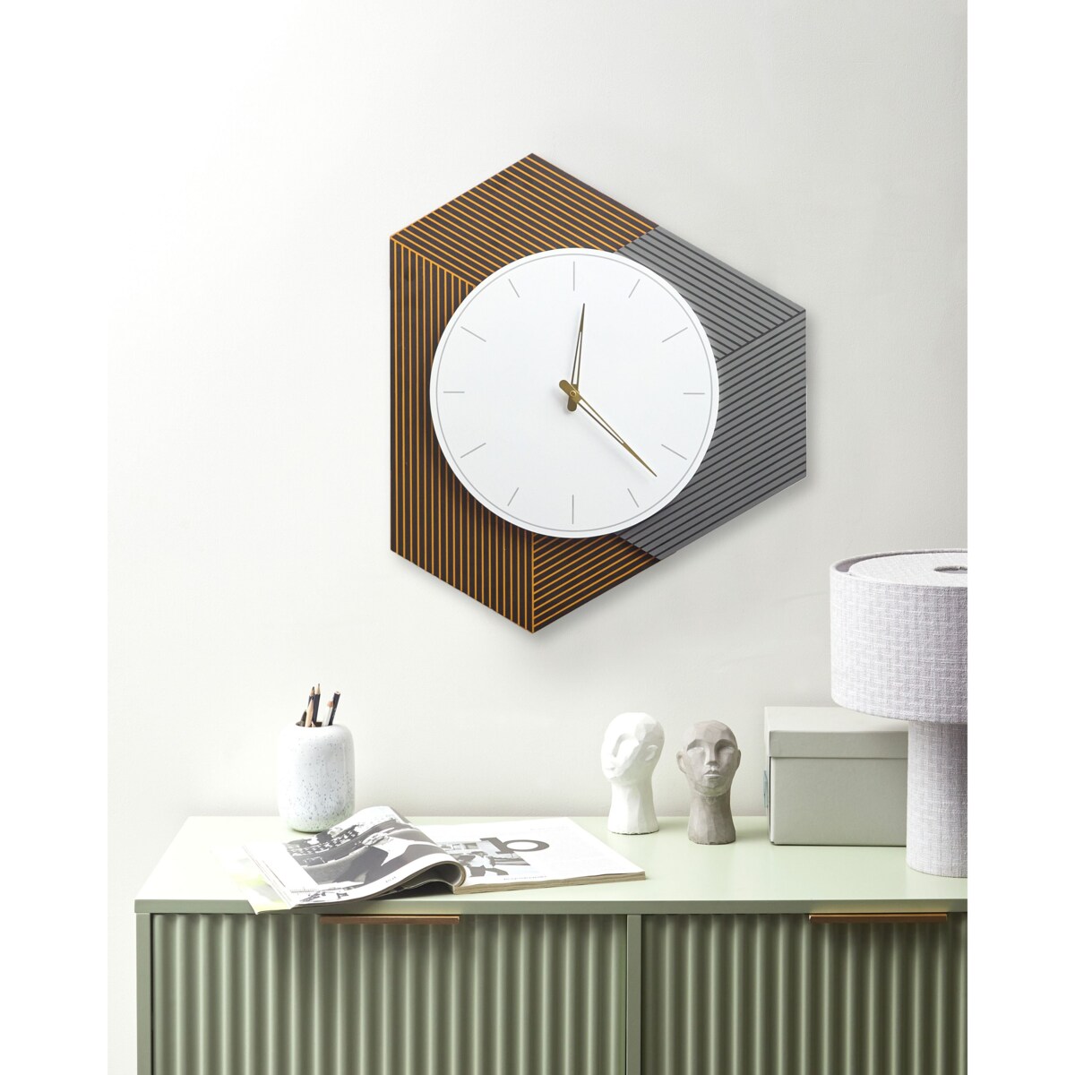 Zegar ścienny SAILON 52 cm Biały