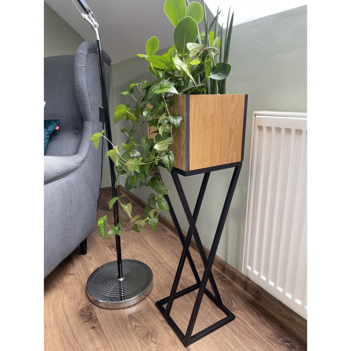 Kwietnik loftowy Shape Oak 22x22x80 cm