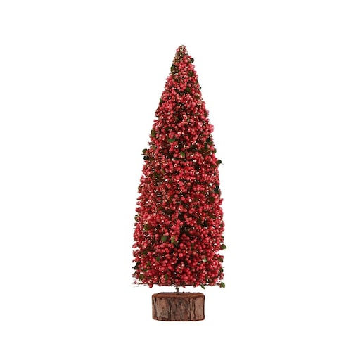 VILLA ITALIA Choinka świąteczna czerwona 30 cm SAN NICOLA