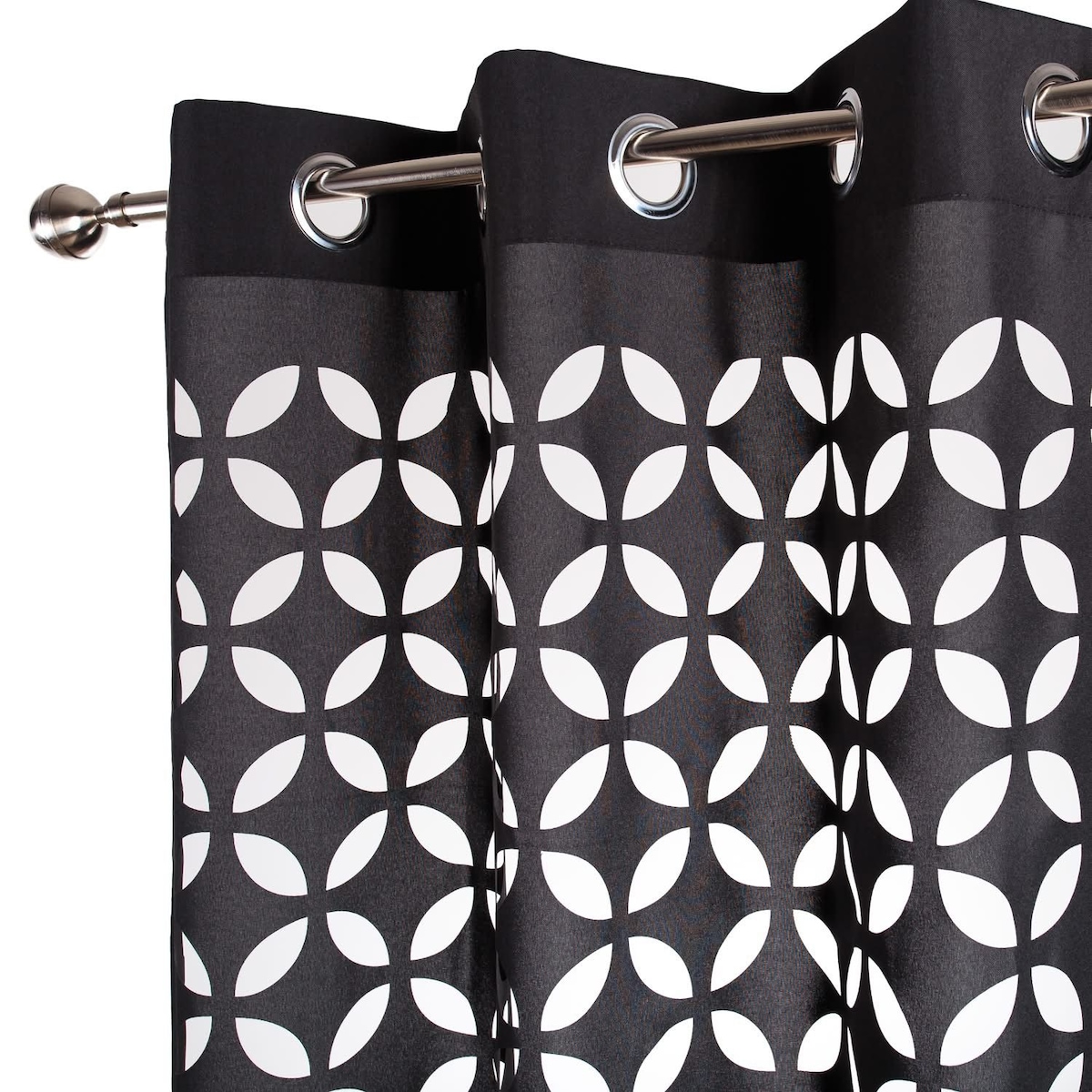 Zasłona "4leaves" wycinana laserowo 140x250 cm na przelotki