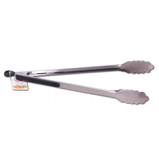 Szczypce łapki do sałatek mięsa antypoślizgowe z blokadą 35.5cm KAMILLE