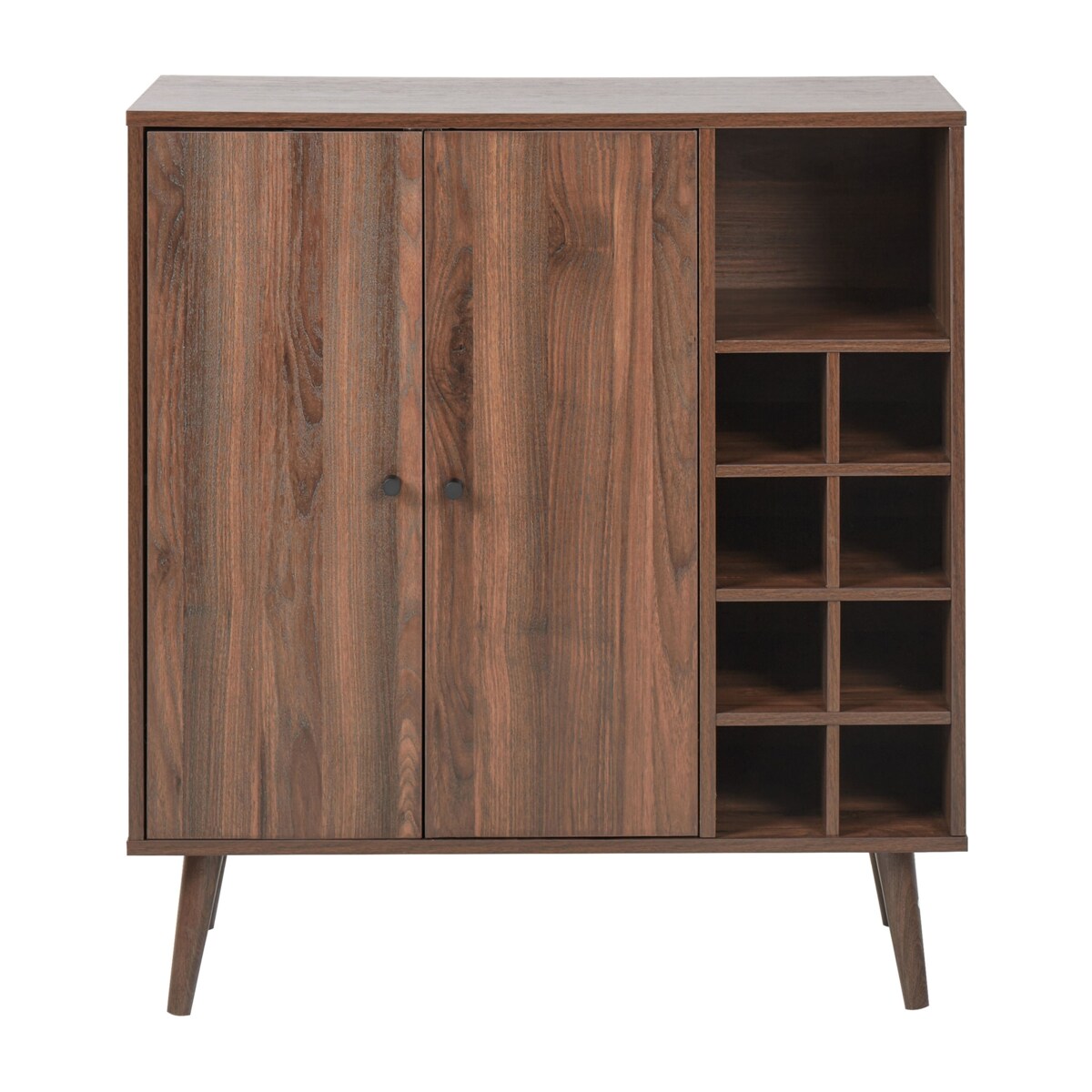 Szafka dwudrzwiowa ciemne drewno TULLAMORE