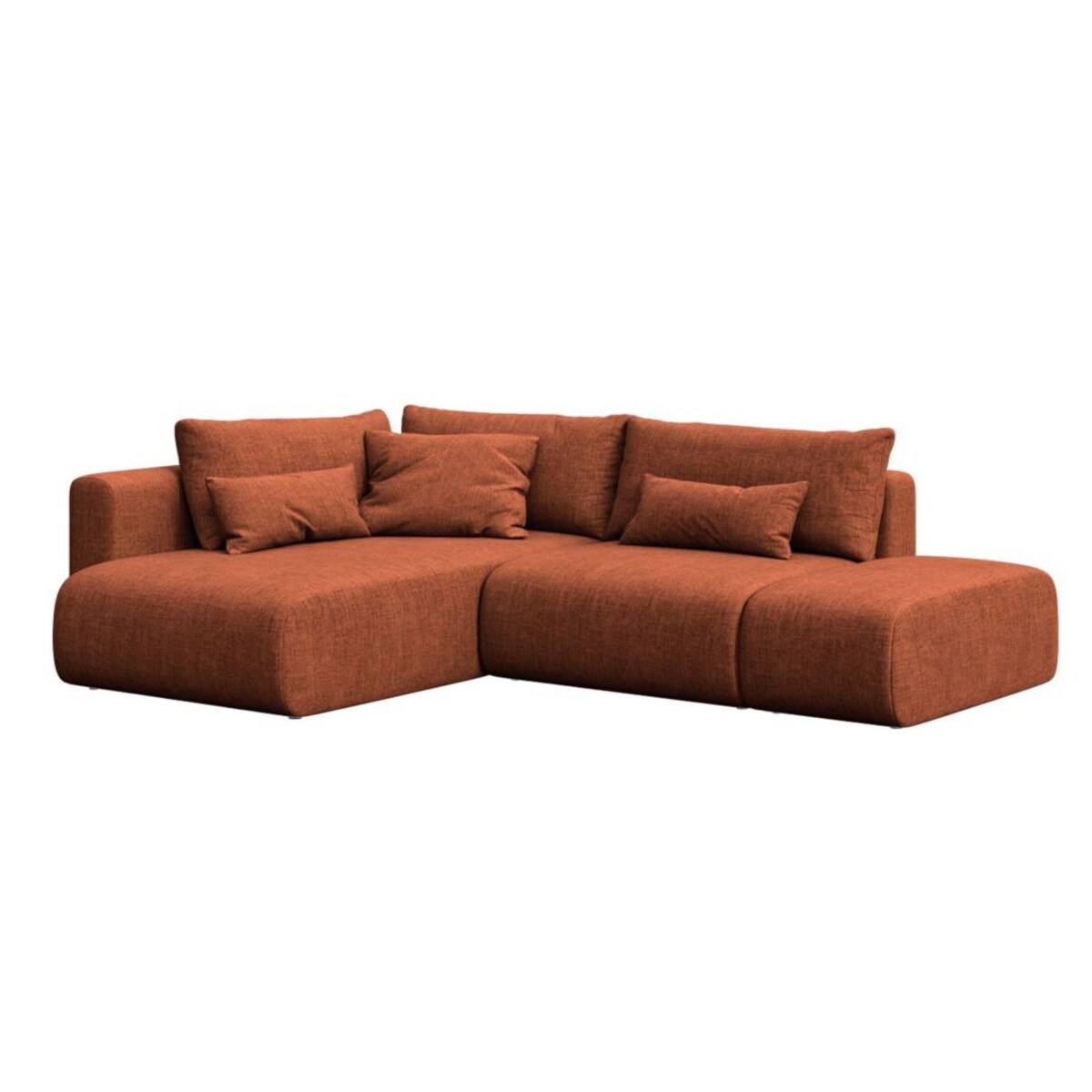 Lumine Sofa narożna - pomarańczowa