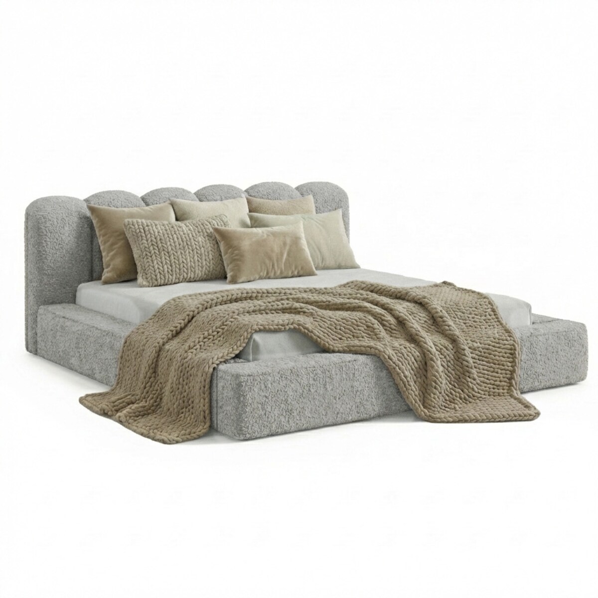 Łóżko Tapicerowane Veneto 140X200 Stelaż Pojemnik Na Pościel Loop 17