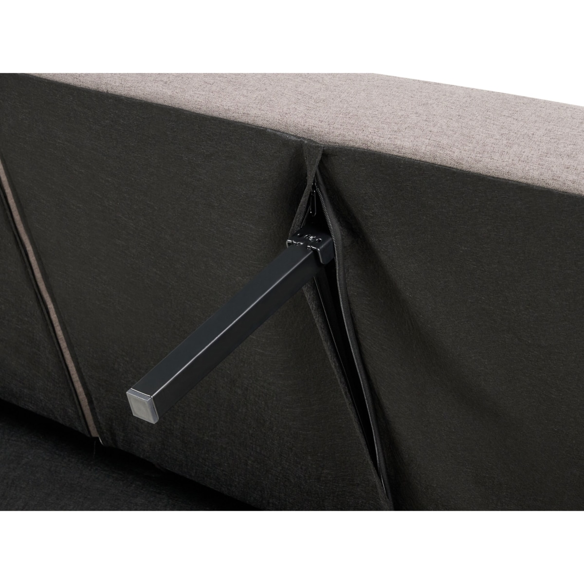 Sofa rozkładana jasnobrązowa VIMMERBY