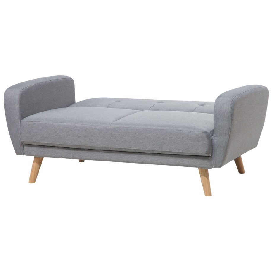 Sofa rozkładana 2-osobowa szara FLORLI
