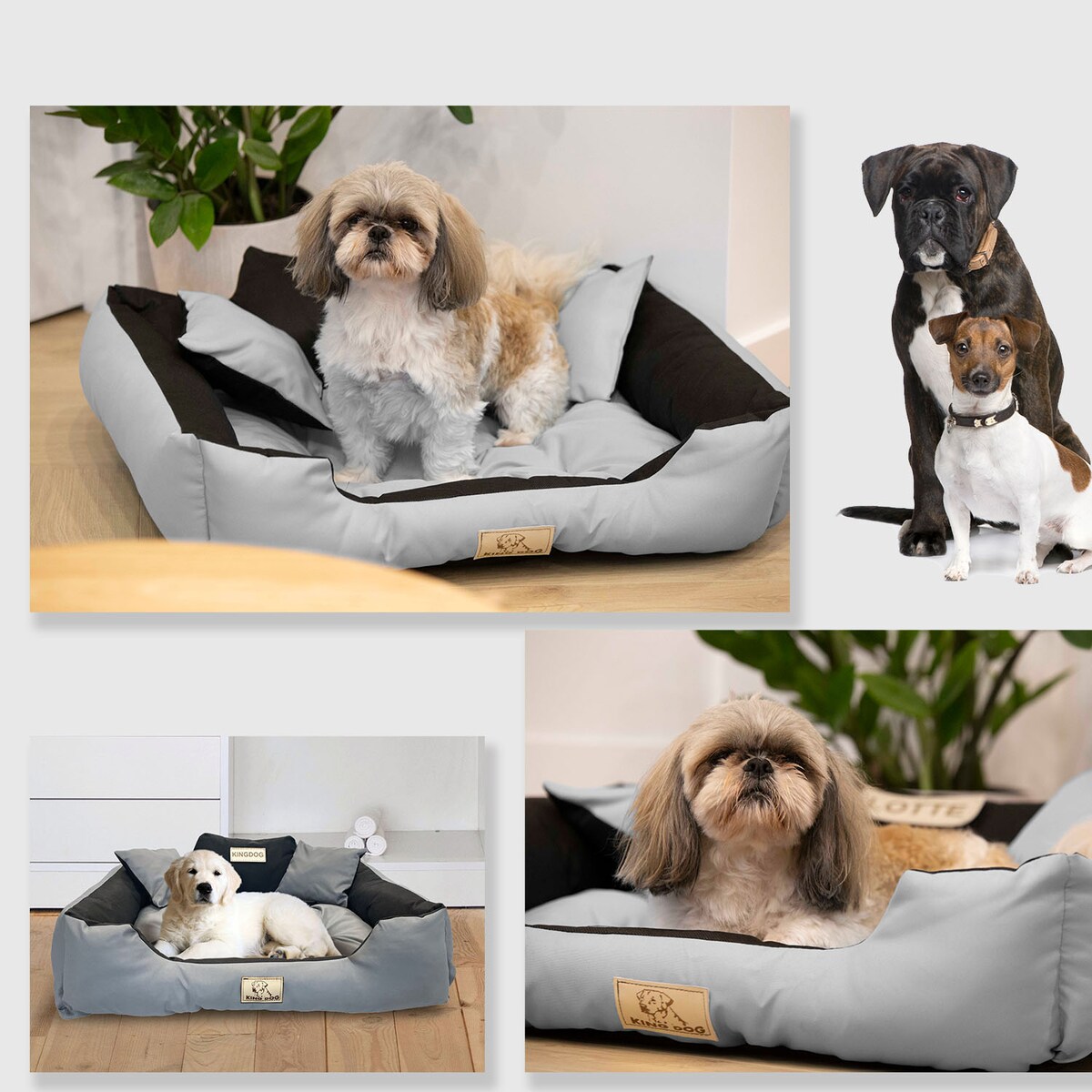 Legowisko Dla Psa 55X45 Cm Posłanie Kanapa Z Miejscem Na Imię Wodoodporne