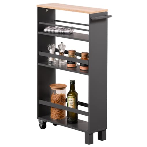 Regał kuchenny, wąski, trzypoziomowy, Kesper