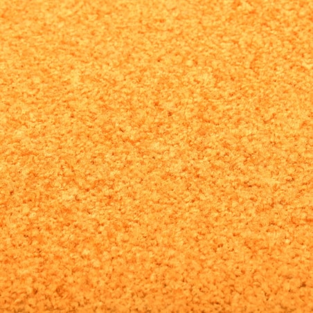 vidaXL Wycieraczka z możliwością prania, pomarańczowa, 90 x 150 cm