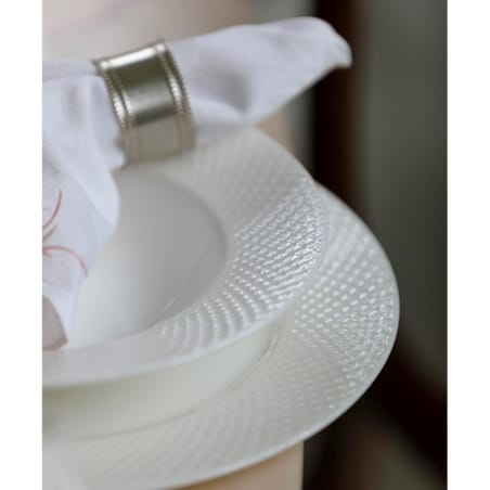 VILLA ITALIA Talerz głęboki porcelanowy 23 cm BARI WHITE