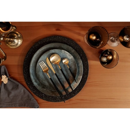 Talerz ozdobny z brokatem, Ø 33 cm