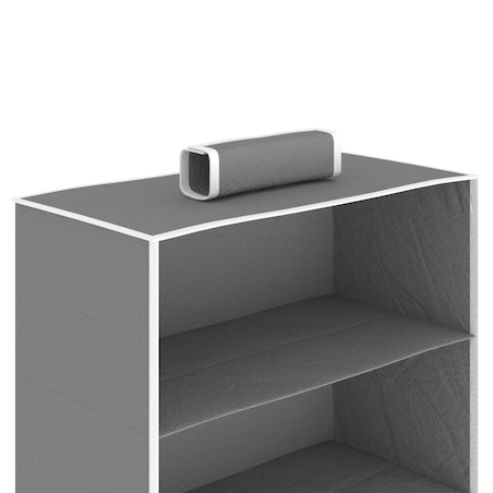 vidaXL Wiszące organizery do szafy, 2 szt., 10 półek, tkanina