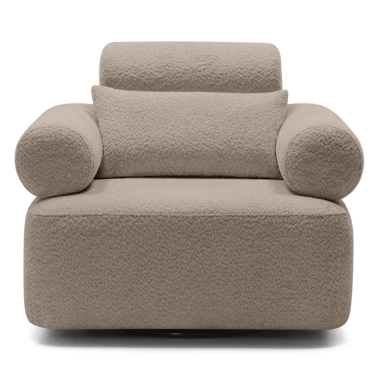 Fotel obrotowy 78x97x80 cm MOGEN jasnobrązowy