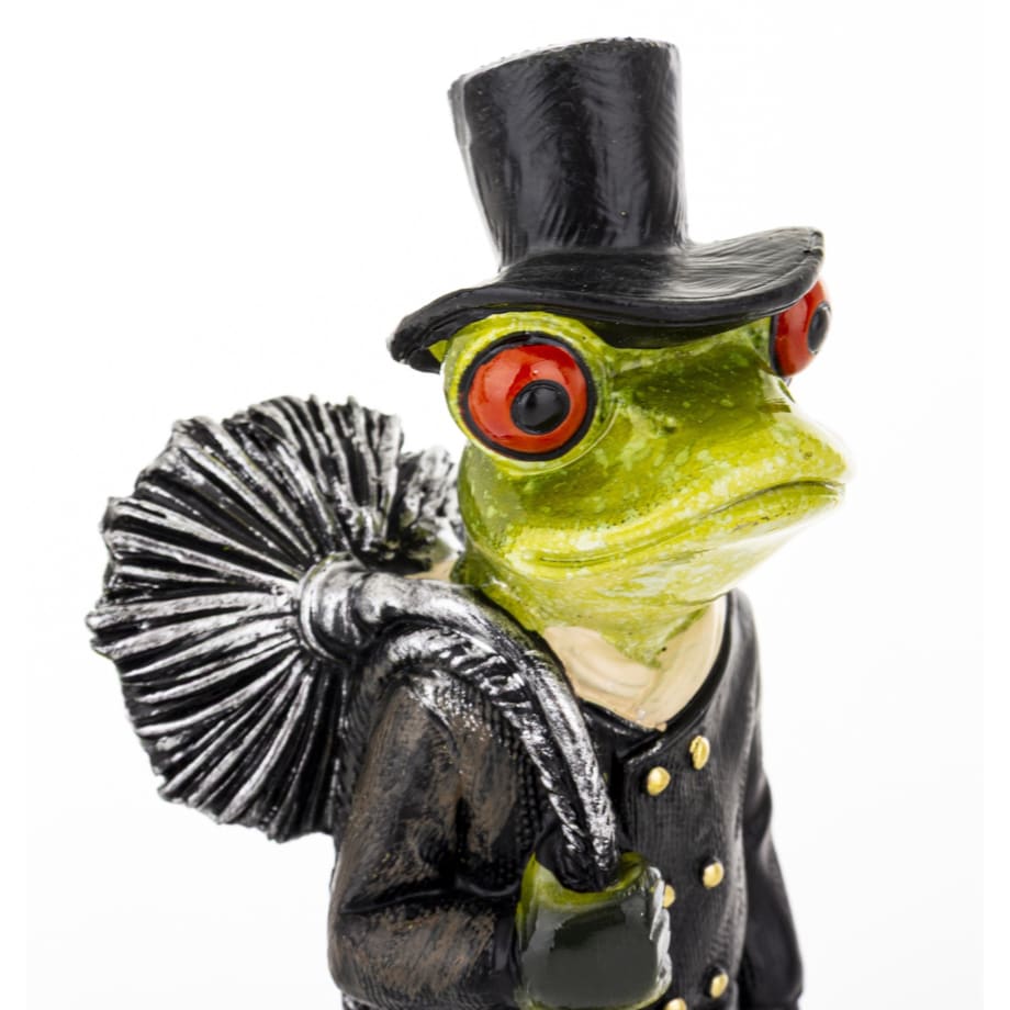 Figurka - żaba kominiarz 17,5x6x5 cm RANE SPAZZARE