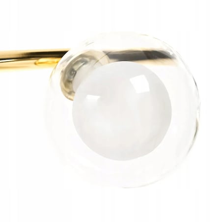 Lampa Sufitowa Wisząca App675 Złota Szklane Kule 4