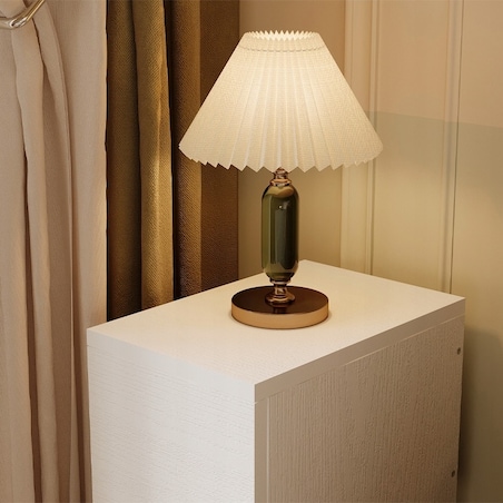 Szafka nocna biała z szufladą stolik z półką nowoczesny loft do sypialni