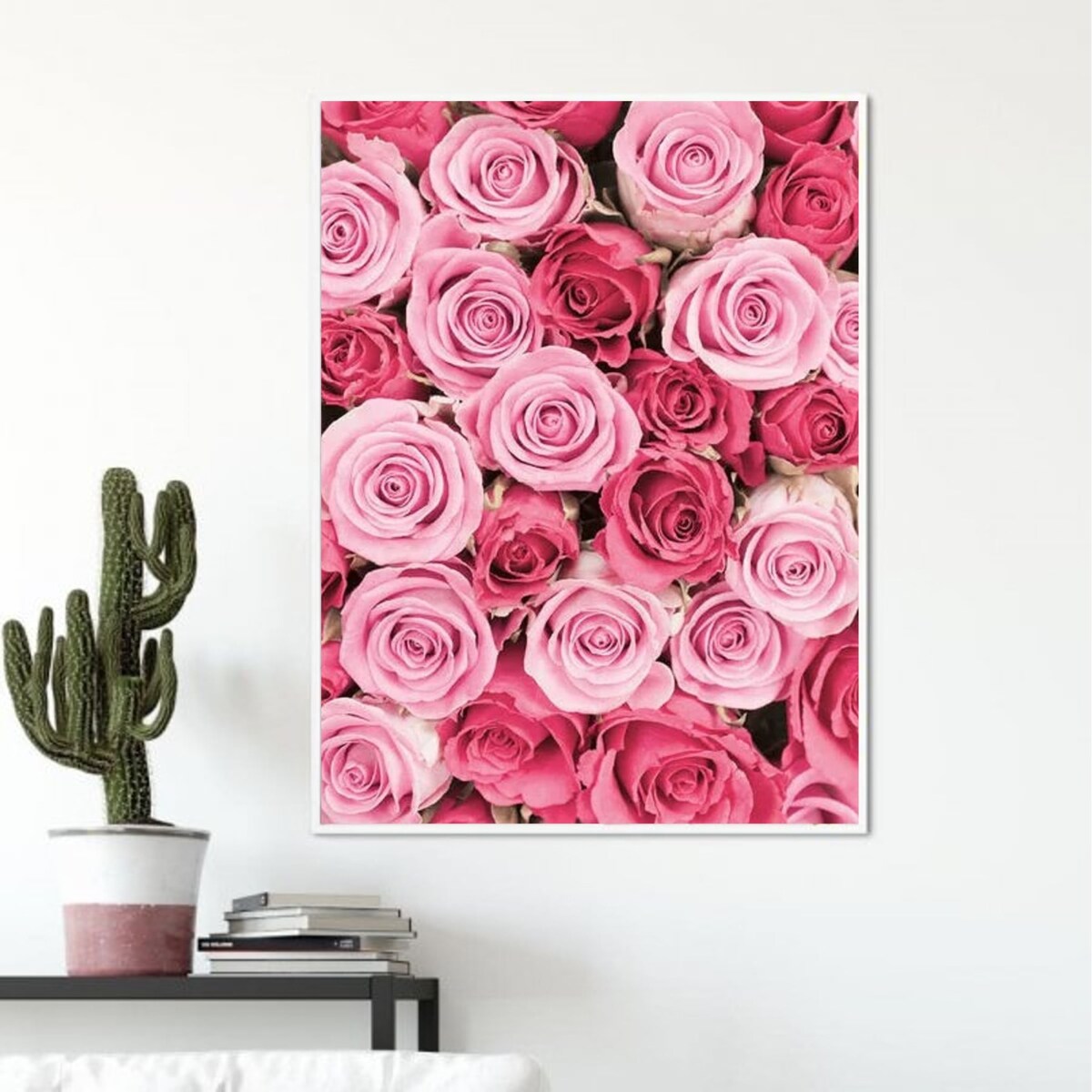 Poster Story, Plakat, Obraz - Dywan z Różowych Piwoni, wymiary 60 x 84 cm