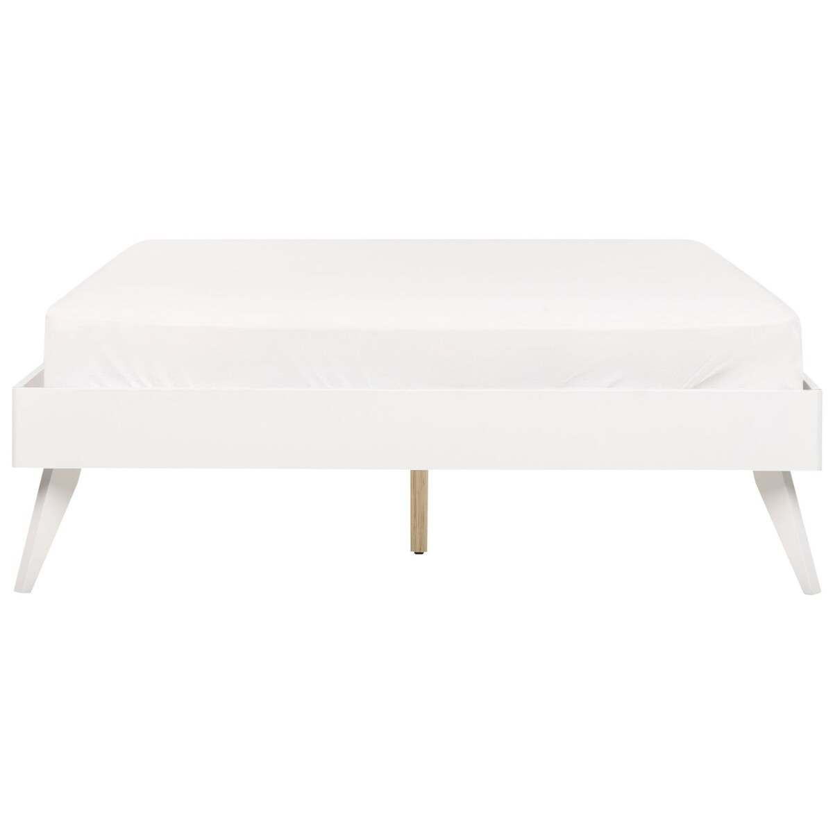 Łóżko 140 x 200 cm białe BERRIC