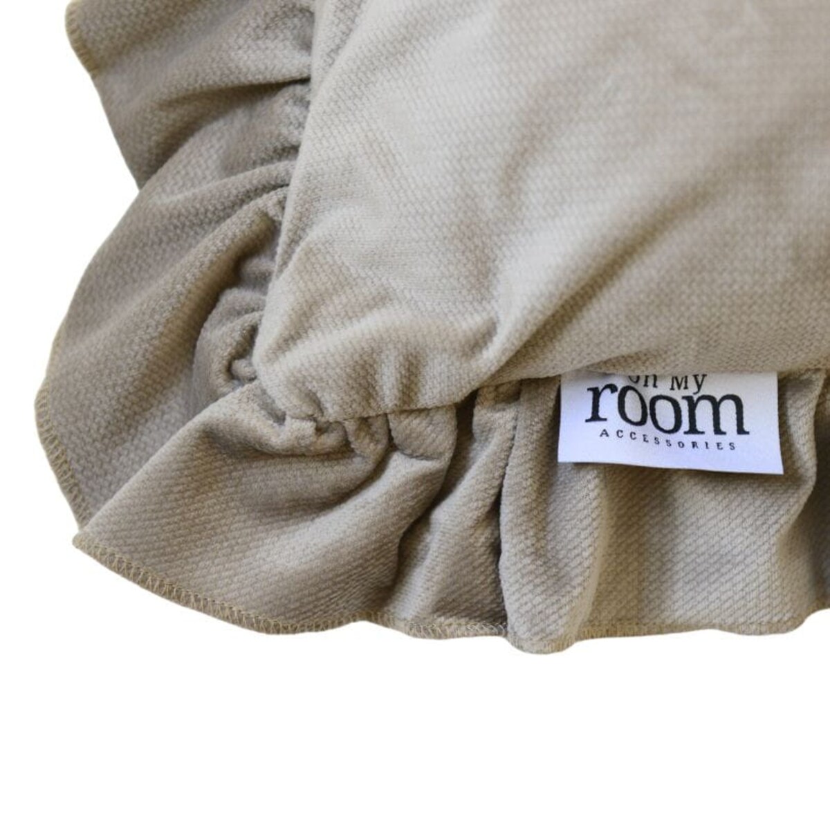 Poszewka Pościel Na Poduszkę Jasiek Z Falbanką 40X40 Boho Beż