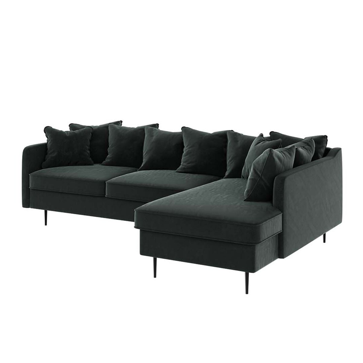Esme Sofa narożna - ciemnoszara