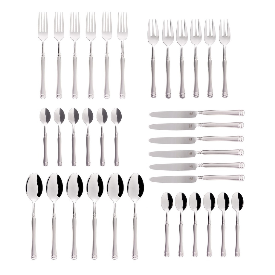 Sztućce Cuba komplet dla 6 osób 36 części, 44 x 33 x 6 cm