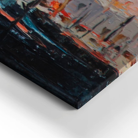 Obraz na płótnie Gondole w Wenecji, 125x50 cm
