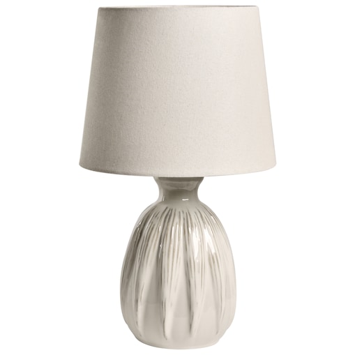 Lampa stołowa AGUAN Ceramika Jasnobeżowy