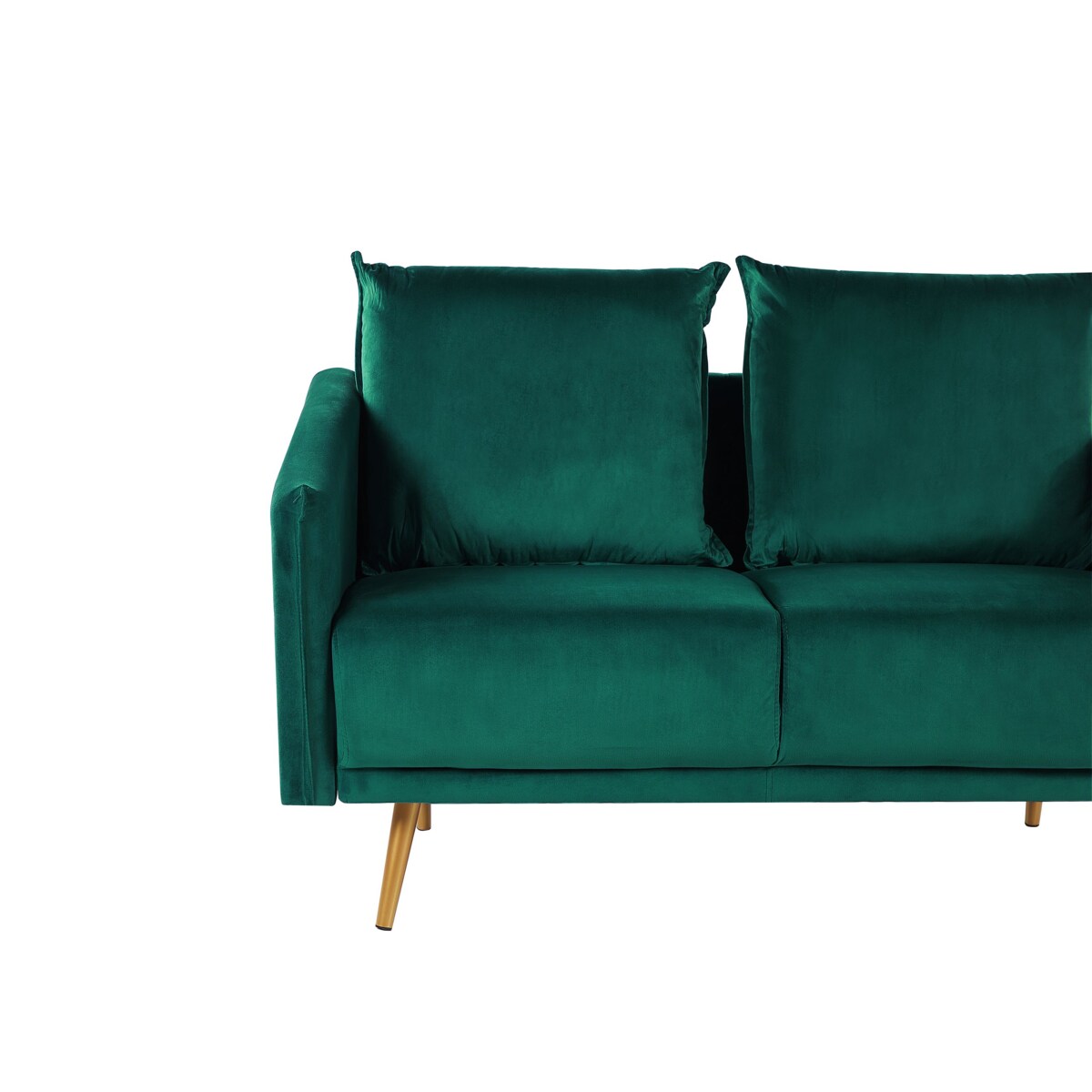 Sofa MAURA Welur Szmaragdowy dla 2 osób