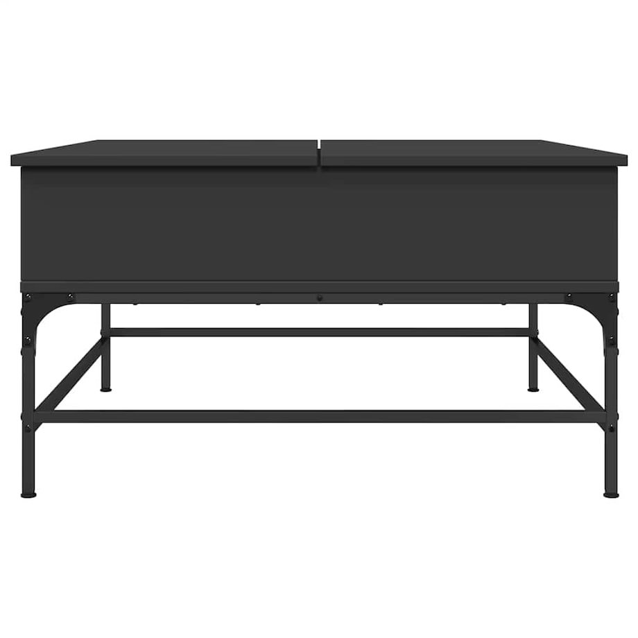 vidaXL Stolik kawowy, czarny, 80x80x45 cm