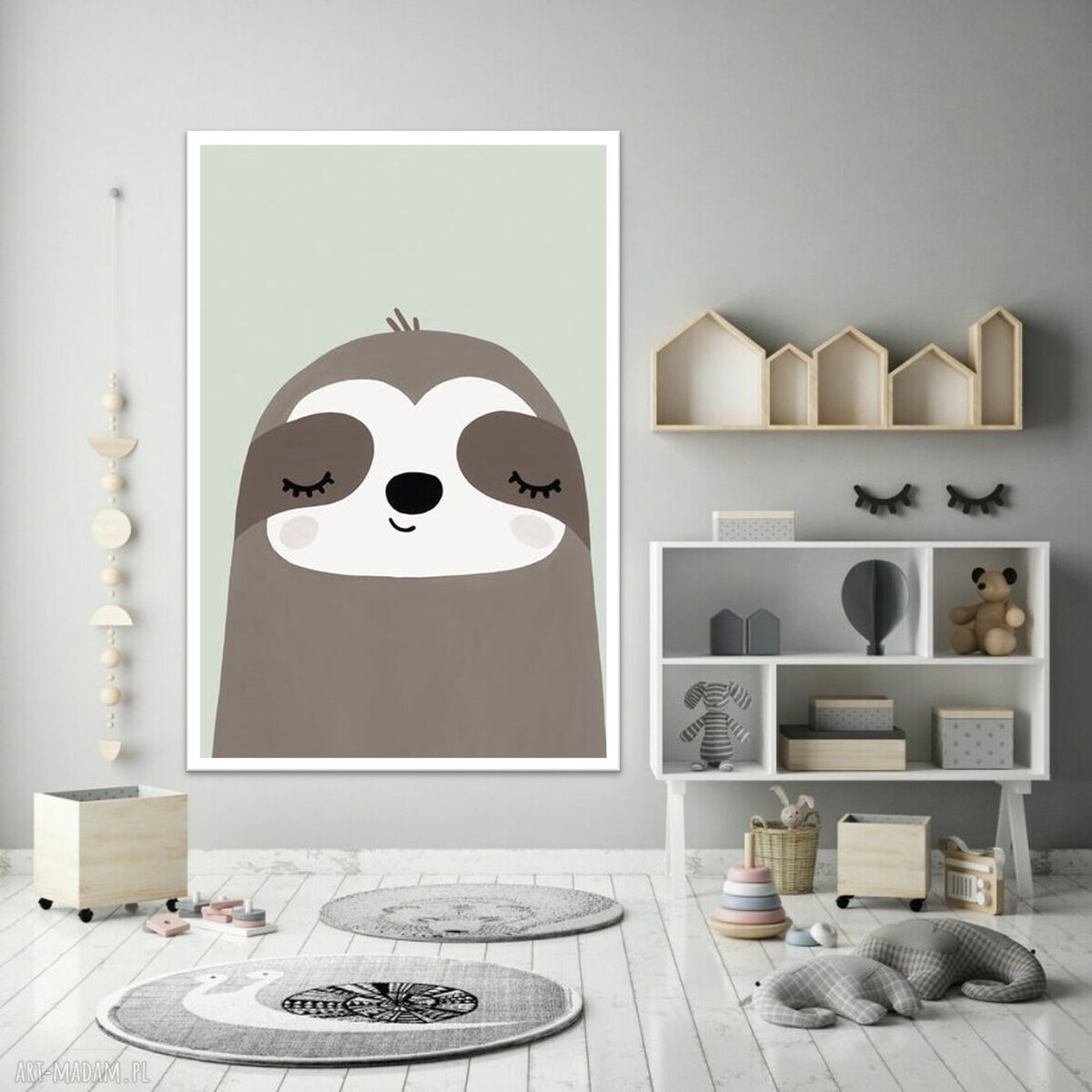 Poster Story, Plakat, Obraz - Uroczy Leniwiec, wymiary 70 x 100 cm